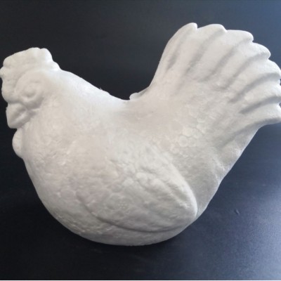 Foam material styrofoam rooster model