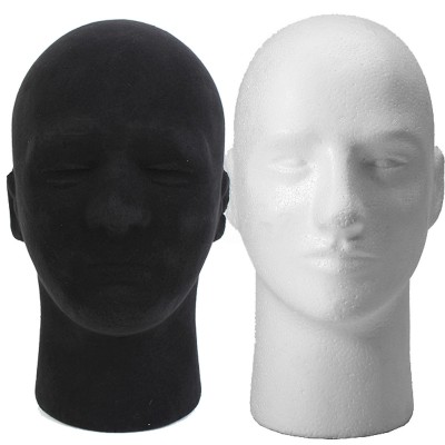 White high quality dummy foam head for hairdressers