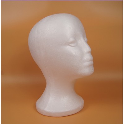 Male And Female Polyfoam Head Hat Scarf Wig Glasses Props Show Foam Mannequin Head