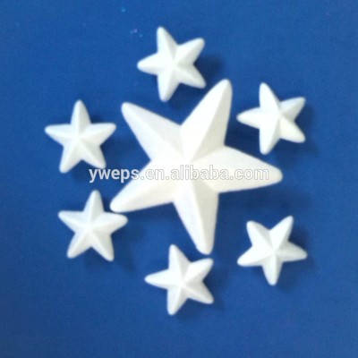 White Diy Polystyrene Stars Styrofoam Craft For Party Decoration