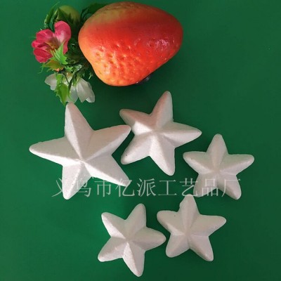 Polystyrene Styrofoam Foam Ball White Craft stars For DIY Christmas