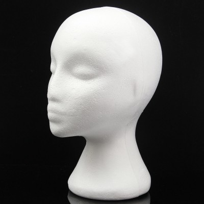 Wholesale Styrofoam Afro Training Mannequin Head For Wig Display