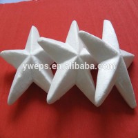 polystyrene styrofoam foam star shape