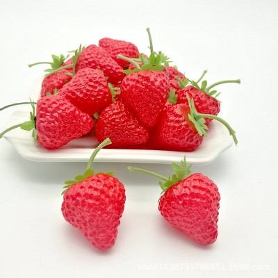 Artificial fruit styrofoam foam  Strawberry for fruit basket decoration