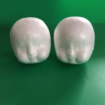 polystyrene styrofoam foam baby head