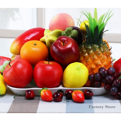 Wholesale Home Decoration OrnamentsRealistic Artificial Fruits and Vegetables